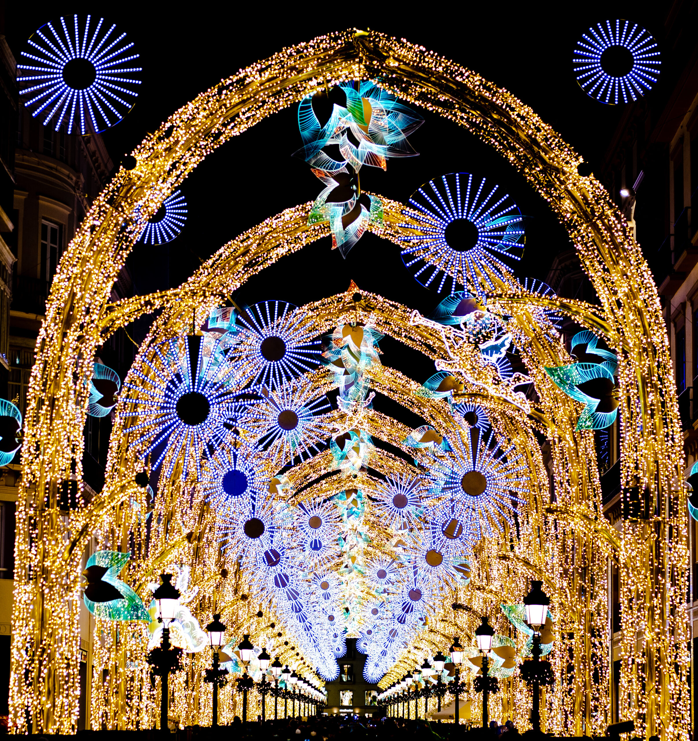 Malaga leads the way with Christmas light show